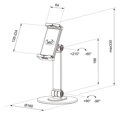 Neomounts  DS15-540BL1 / universal tablet stand for 4,7-12,9