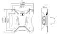 Neomounts Select  NM-W60BLACK / Flat Screen Wall Mount (tilt) / Black