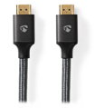 NEDIS PROFIGOLD High Speed HDMI kabel s Ethernetem/ konektor HDMI - konektor HDMI/ 4K/ bavlna/ šedý/ BOX/ 5m