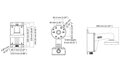HIKVISION držák pro kameru DS-1473ZJ-135B/ kompatibilní s kamerami serie D6xx