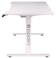 Endorfy herní stůl Atlas L electric OWH / 150cm x 78cm / nosnost 80 kg / elektricky výškově stavitelný (73-120cm) / bílý