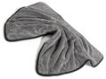 COLORWAY oboustranná utěrka z mikrovlákna/ 50x60/ 1200gsm/ pro automobil/ šedivá