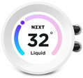 NZXT vodní chladič Kraken 280 ELITE RGB / 2x140mm RGB fan / 4-pin PWM / LCD disp. / 6 let / bílý