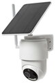 NEDIS IP kamera 4G/ venkovní/ IP65/ Wi-Fi/ 1080p/ PIR senzor/ USB-C/ microSD/ noční vidění/ Android/ iOS/ bílá