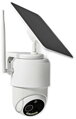 NEDIS IP kamera dobíjecí/ venkovní/ IP65/ Wi-Fi/ 1080p/ PIR senzor/ USB-C/ microSD/ noční vidění/ Android/ iOS/ bílá