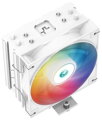 DEEPCOOL chladič AG400 ARGB / 120mm fan ARGB / 4x heatpipes / PWM / pro Intel i AMD / bílý