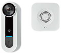 NEDIS Wi-Fi chytrý dveřní telefon/ 1536x1536/ 3.1Mpx/ IP65/ Cloudové úložiště (volitelně)/ microSD/ Onvif/ snímač pohybu