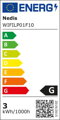 NEDIS Wi-Fi chytré dekorativní LED/ Party Lights/ teplá bílá/ 10 LED's/ Android & iOS/ Nedis® SmartLife/ 9 m