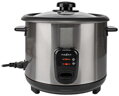NEDIS rýžovar/ spotřeba 500 W/ objem 1,5 L/ nepřilnavý povrchy/ vyjímatelná miska/ automatické vypnutí/ stříbrný