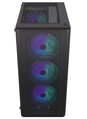 POŠKOZENÝ OBAL - Endorfy skříň Ventum 200 ARGB/ 4x120mm ARGB PWM fan / 2xUSB / tvrzené sklo / černá