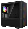 POŠKOZENÝ OBAL - DEEPCOOL skříň CH560 / MidT/ 3x140 a 120mm ARGB fan / USB 3.0 / tvrzené sklo / černá