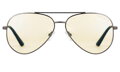 GUNNAR kancelářske/herní brýle MAVERICK GUNMETAL * jantárová skla * BLF 65 *  NATURAL focus
