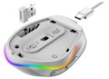 GENIUS Ergo 9000S Pro Pearl White/ duální Bluetooth + 2,4GHz/ 2400 dpi/ bezdrátová/ 6tlačítková/ tichá/ bílá