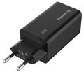 COLORWAY 1x USB a 2x USB-C/ turbo síťová nabíječka/ 65W/ 100V-240V/ Černá