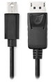 NEDIS Mini DisplayPort kabel/ Mini DisplayPort Zástrčka - DisplayPort Zástrčka/ černý/ bulk/ 2 m