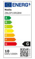 NEDIS Wi-Fi chytré venkovní světlo/ 360 lm/ Zigbee 3.0/ 10 + 4 W/ RGB / teplá bílá/ 2700 K/ hliník/ Android/ iOS