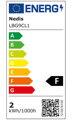NEDIS LED žárovka/ G9/ 2 W/ 220 V/ 200 lm/ 2700 K/ teplá bílá