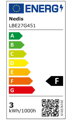 NEDIS LED žárovka E27/ G45/ 2,8 W/ 220 V/ 250 lm/ 2700 K/ teplá bílá/ matná
