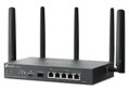 TP-Link ER706W-4G Omada VPN Router, 1x Nano SIM slot (4G+ Cat6), WiFi 6 2402 Mbps  5GHz + 574 Mbps  2.4GHz, 1x SFP GWAN/