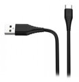 COLORWAY 1x USB/ síťová nabíječka/ 10W/ 100V-240V/ Černá + kabel USB-C 1m