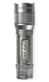NEDIS LED svítilna/ napájení z baterie/ 4,5 V DC/ 5 W/ 330 lm/ dosah 200 m/ šedá