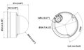 HiLook IP kamera IPC-D180HA-LU/ Dome/ 8Mpix/ 2.8mm/ Smart Hybrid Light/ Motion detection 2.0/ IP67/ IK08/ LED30m