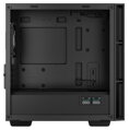 DEEPCOOL skříň CH360 Digital / mATX / 140mm +120 mm fan / USB 3.0 / USB-C /  mesh panel / prosklená bočnice / černá