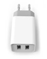 COLORWAY 2x USB/ síťová nabíječka/ 10W/ 100V-240V/ Bílá