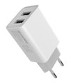 COLORWAY 2x USB/ síťová nabíječka/ 10W/ 100V-240V/ Bílá