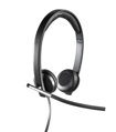 LOGITECH Headset H650e Stereo/ drátová sluchátka + mikrofon/ USB/ černá