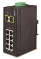 PLANET IGS-1020TF Priemyselný Switch 8x 10/100 / 1000T, 2x 100 / 1000X SFP, -40 ~ + 75 ° C