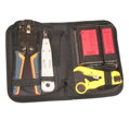 XtendLan Kit LAN - profi krimp kleště RJ-45-12-11,10, ořezávač, narážeč, tester