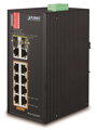 Planet IFGS-1022HPT, PoE switch 8x 100Base-TX, 2x TP 1000Base-X, 2x SFP +, 802.3at 240W, PoE ext, -40 až 75st.C