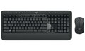 Logitech set MK540 ADVANCED, Bezdrôtová klávesnica + myš/ 2.4GHz/ USB prijmač/ CZ/SK/ čierný