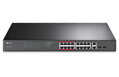 TP-Link TL-SL1218MP - 16-portový 10 / 100Mb / s + 2-portový gigabitový Unmanaged PoE Switch