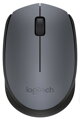 Logitech myš M170/ Bezdrátová/ Optická/ 1000dpi/ USB přijímač/ Sivá