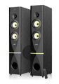 FENDA F&D repro T-88X/ 2.0/ 300W/ černé/ dřevěné/ BT4.2/ FM rádio/ USB/ optický vstup/ dálkové ovládání/ Karaoke