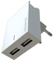 Swissten Síťový Adaptér Smart Ic 2X Usb 3A Power + Datový Kabel Usb / Lightning Mfi 1,2 M Bílý