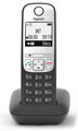 SIEMENS GIGASET A690 - DECT / GAP bezdrôtový telefón, displej, handsfree, zoznam 100 čísel, farba čierna / strieborná