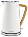 NEDIS rychlovarná konvice KAWK510EWT/ objem 1,7 l/ Soft-Touch/ 1850 - 2200 W/ nerezová ocel/ bílá