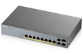 Zyxel GS1350-12HP 12 Port smart managed CCTV PoE switch, long range, 130W, 10x GbE, 2x SFP