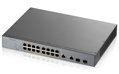 Zyxel GS1350-18HP 18 Port smart managed CCTV PoE switch, long range, 250W, 16x GbE, 2x combo RJ45 / SFP