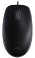 Logitech myš B110 Silent/ 3 tlačidla/ 1000dpi/ USB/ čierná