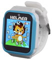 HELMER detské smart hodinky KW 801/ 1.54" TFT/ dotykový display/ foto/ video/ 6 hier/ micro SD/ čeština/ modro-biela