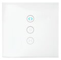 NEDIS Wi-Fi smart spínač / nástenný / riadiaca jednotka záclon, roliet a žalúzií / Android / iOS / Nedis® SmartLife / biely