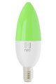 IMMAX NEO SMART žárovka LED E14 6W RGB+CCT barevná a bílá, stmívatelná, Wi-Fi