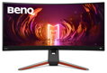 BENQ Mobiuz 34" LED EX3410R/ Curved/ VA panel/ 3440x1440/ 3000:1/ 1ms/ 144 Hz/ 2xHDMI/ DP/ USB/ FreeSync/ černošedý