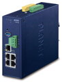 PLANET IVR-300 Enterprise router/FW VPN/VLAN/QoS/HA/AP kontroler, 2xWAN(SD-WAN), 3xLAN, IP30, -40/75st, 9-54VDC