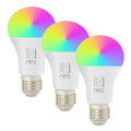 IMMAX NEO SMART sada 3x žárovka LED E27 11W RGB+CCT barevná a bílá, stmívatelná, Zigbee, TUYA