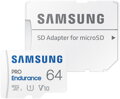 Samsung micro SDXC 64GB PRO Endurance + SD adaptér